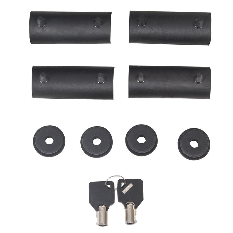 DURAFORCE Black Saddlebag Saddle Bags For Harley Davidson Touring Road Street Glide 14-24