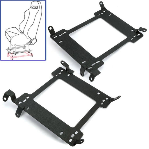 DURAFORCE Racing Seats Base Bracket Adapter Rail Track For 1993-07 Subaru Impreza/WRX/STI