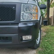 DURAFORCE Bumper End Caps For 07-13 Chevrolet Silverado 1500 Set of 2 Front Primed
