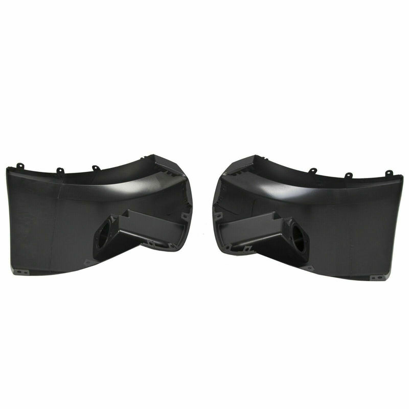 DURAFORCE Bumper End Caps For 07-13 Chevrolet Silverado 1500 Set of 2 Front Primed