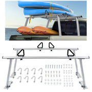 DURAFORCE 1000LBS Pickup Truck Bed Ladder Rack Adjustable Handles Kayak Truck Bed Rack