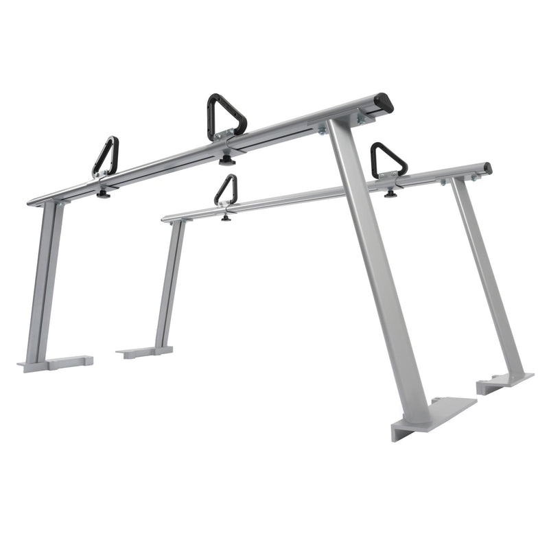 DURAFORCE 1000LBS Pickup Truck Bed Ladder Rack Adjustable Handles Kayak Truck Bed Rack