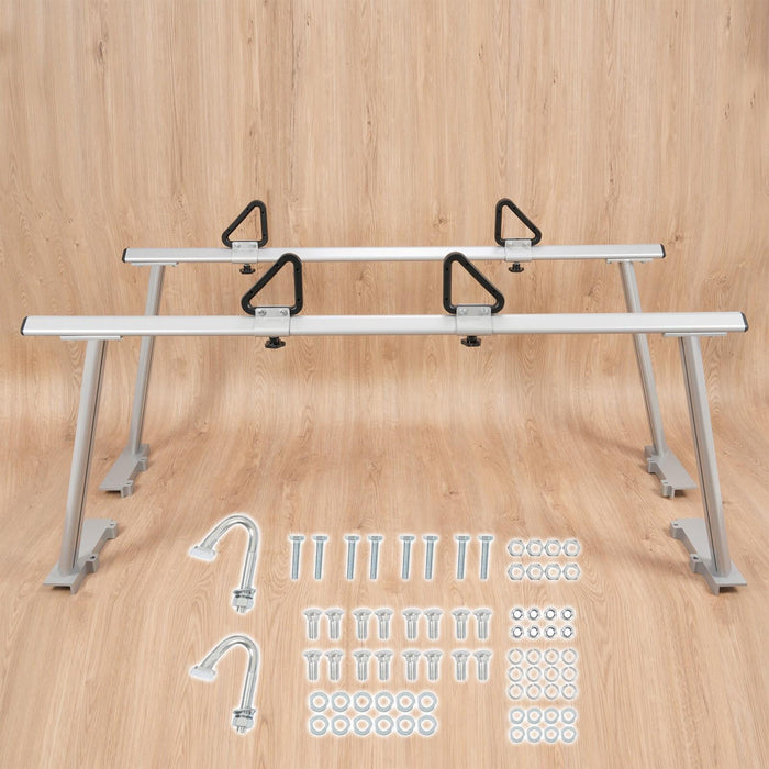 DURAFORCE 1000LBS Pickup Truck Bed Ladder Rack Adjustable Handles Kayak Truck Bed Rack