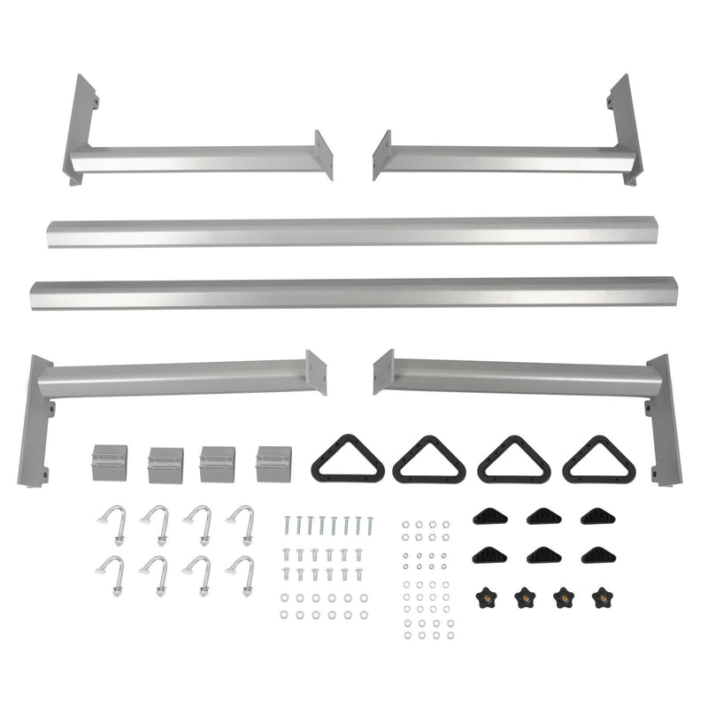 DURAFORCE 1000LBS Pickup Truck Bed Ladder Rack Adjustable Handles Kayak Truck Bed Rack