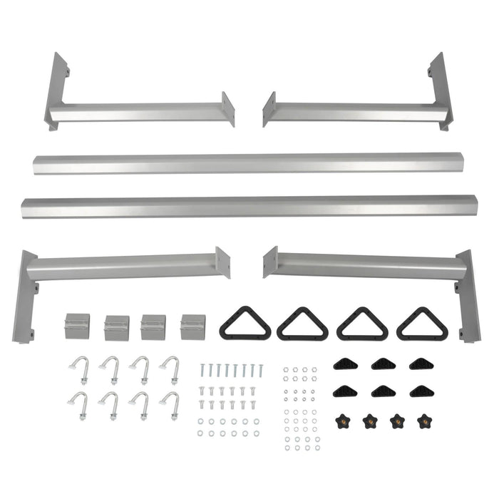 DURAFORCE 1000LBS Pickup Truck Bed Ladder Rack Adjustable Handles Kayak Truck Bed Rack