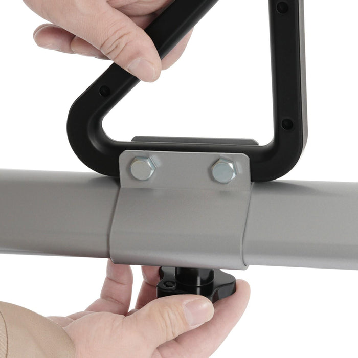 DURAFORCE 1000LBS Pickup Truck Bed Ladder Rack Adjustable Handles Kayak Truck Bed Rack