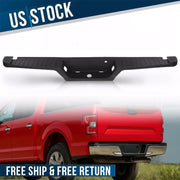 DURAFORCE Rear Bumper Top Step Pad Cover w/o Tow and Park Aid Fit For Ford F-150 2015-2020