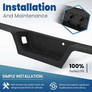 DURAFORCE Rear Bumper Top Step Pad Cover w/o Tow and Park Aid Fit For Ford F-150 2015-2020