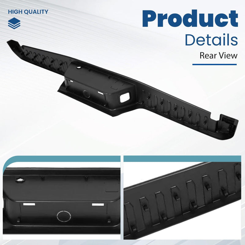 DURAFORCE Rear Bumper Top Step Pad Cover w/o Tow and Park Aid Fit For Ford F-150 2015-2020