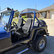 DURAFORCE For Jeep Wrangler YJ 87-95 / CJ7 CJ8 76-86 NEW Black Front & Rear Seat Cover SET