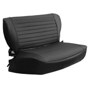 DURAFORCE For Jeep Wrangler YJ 87-95 / CJ7 CJ8 76-86 NEW Black Front & Rear Seat Cover SET