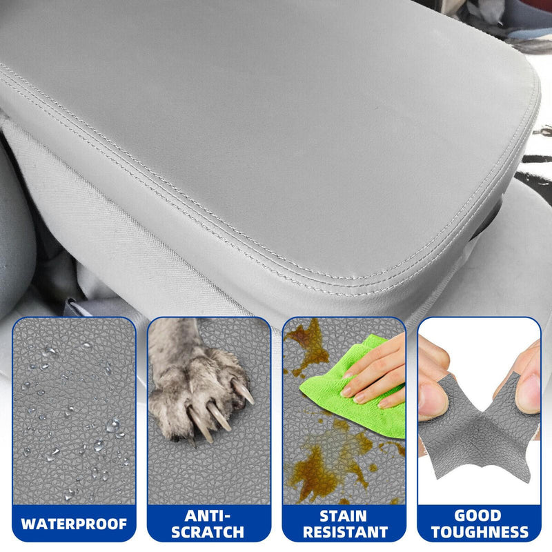 DURAFORCE For 02-05 06 07 08 Dodge Ram 1500 2500 Grey Center Console Armrest Lid Cover