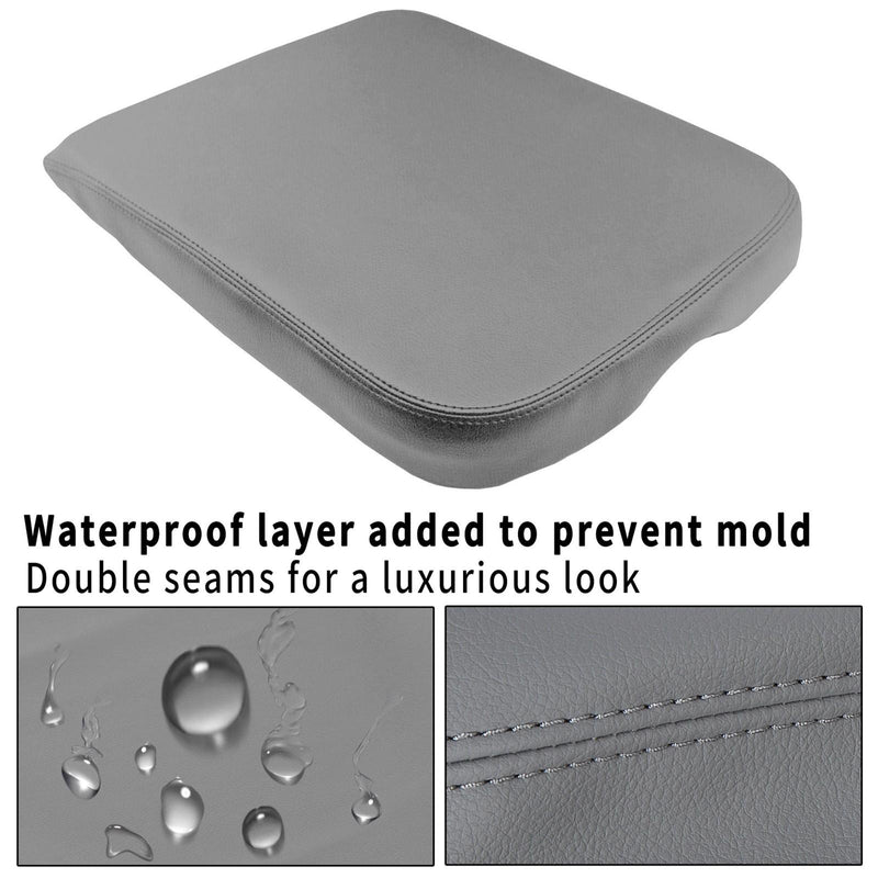 DURAFORCE For 02-05 06 07 08 Dodge Ram 1500 2500 Grey Center Console Armrest Lid Cover