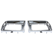 DURAFORCE New Headlight Bezel Trims Chrome For Ford F-100 F-150 F250 F350 Bronco 1978-1979