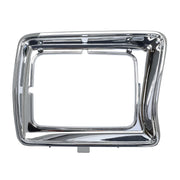 DURAFORCE New Headlight Bezel Trims Chrome For Ford F-100 F-150 F250 F350 Bronco 1978-1979