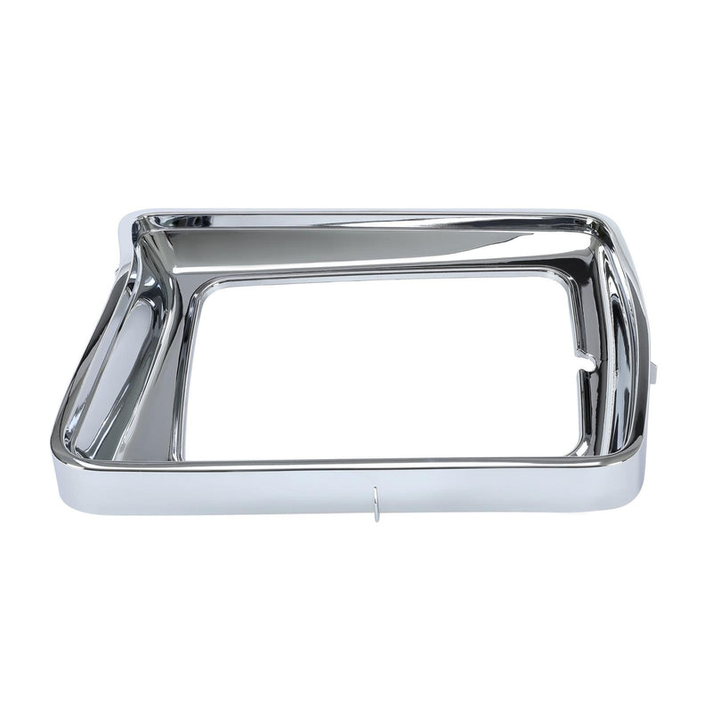 DURAFORCE New Headlight Bezel Trims Chrome For Ford F-100 F-150 F250 F350 Bronco 1978-1979