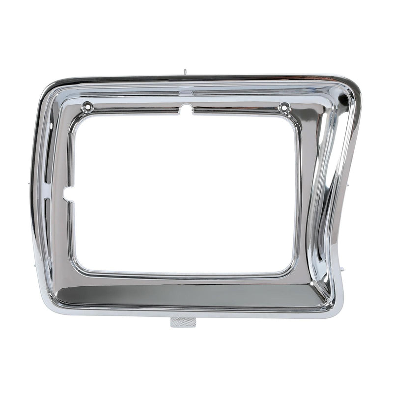 DURAFORCE New Headlight Bezel Trims Chrome For Ford F-100 F-150 F250 F350 Bronco 1978-1979
