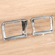 DURAFORCE New Headlight Bezel Trims Chrome For Ford F-100 F-150 F250 F350 Bronco 1978-1979