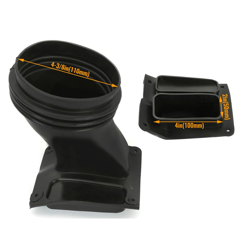 DURAFORCE For 2015-2022 Dodge Challenger Hellcat Headlight Air Inlet Intake Duct Tube