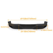 DURAFORCE Rubicon 10th Anniversary Style New Black Rear Bumper Fit Jeep Wrangler JK 07-18