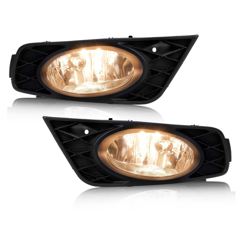 DURAFORCE Pair Fog Lights For Honda Odyssey 2008 2009 2010 Bumper Driving Lamps Left+Right