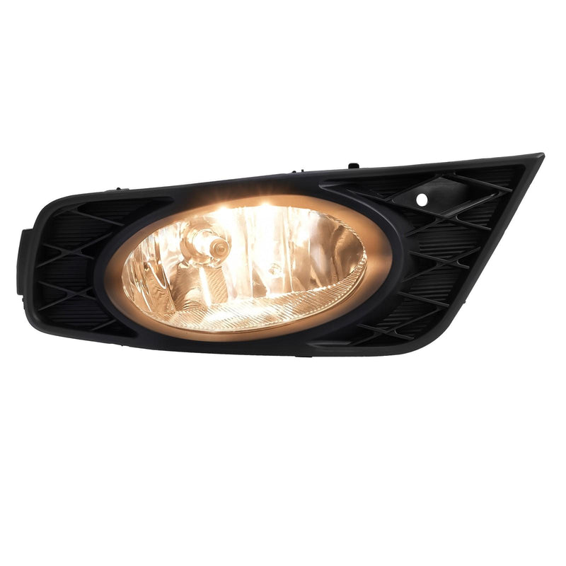 DURAFORCE Pair Fog Lights For Honda Odyssey 2008 2009 2010 Bumper Driving Lamps Left+Right