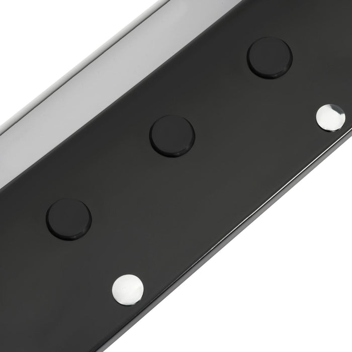 DURAFORCE For Dodge RAM 1500 2500 3500 Pickup 94-02 Steel Rear Step Bumper Assembly Black