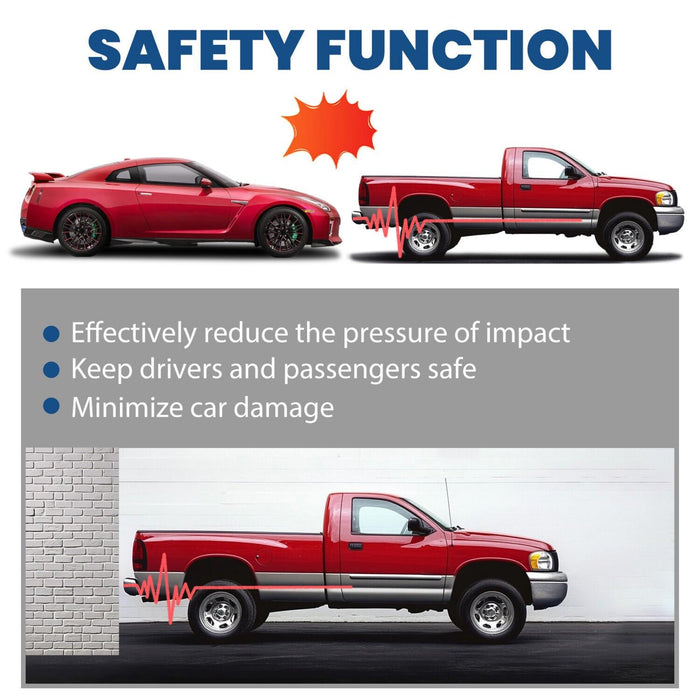 DURAFORCE For Dodge RAM 1500 2500 3500 Pickup 94-02 Steel Rear Step Bumper Assembly Black