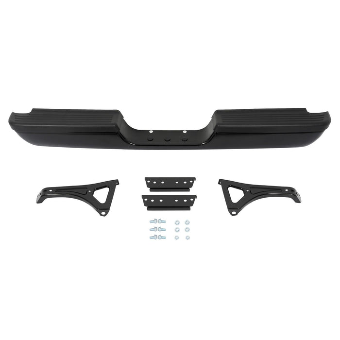DURAFORCE For Dodge RAM 1500 2500 3500 Pickup 94-02 Steel Rear Step Bumper Assembly Black