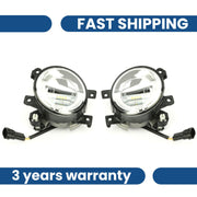 DURAFORCE For Infiniti Q50 Q60 QX50 QX60 QX80 2014-20 Bumper Fog Lights Front 1Pair