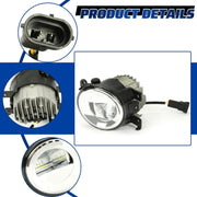 DURAFORCE For Infiniti Q50 Q60 QX50 QX60 QX80 2014-20 Bumper Fog Lights Front 1Pair