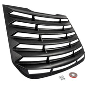 DURAFORCE Rear Window Louver Vent For Ford Fusion 2013-2020 2018 ABS Sun Shade Cover