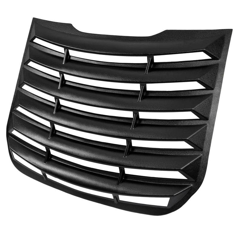 DURAFORCE Rear Window Louver Vent For Ford Fusion 2013-2020 2018 ABS Sun Shade Cover