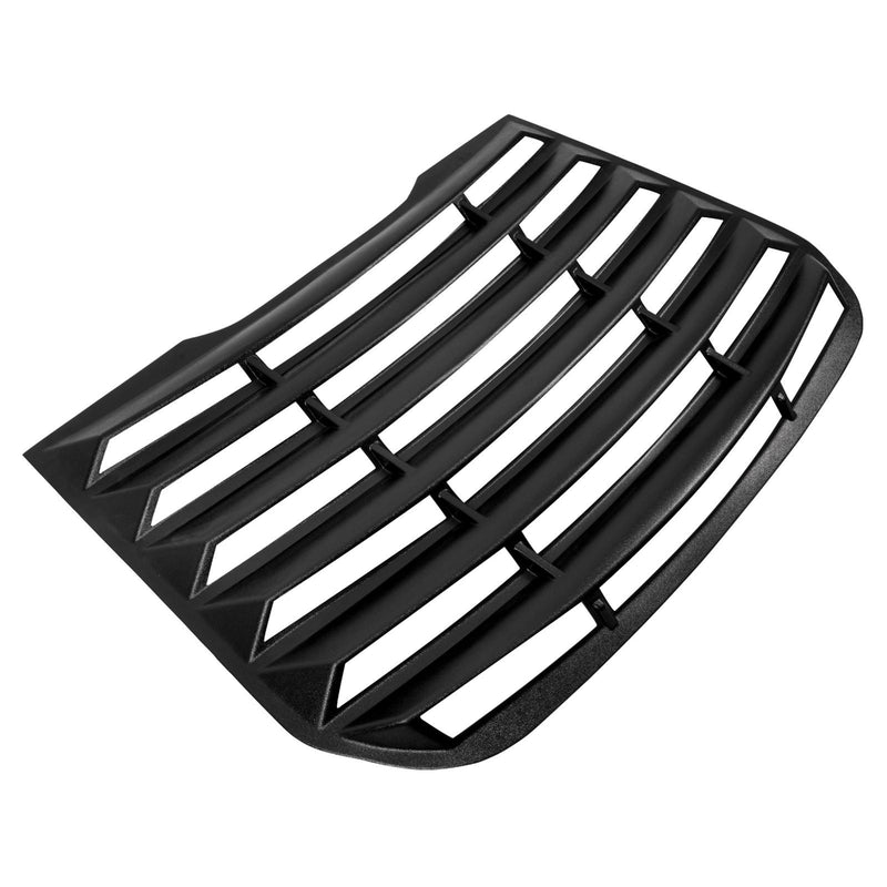 DURAFORCE Rear Window Louver Vent For Ford Fusion 2013-2020 2018 ABS Sun Shade Cover