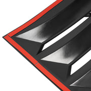 DURAFORCE Rear Window Louver Vent For Ford Fusion 2013-2020 2018 ABS Sun Shade Cover