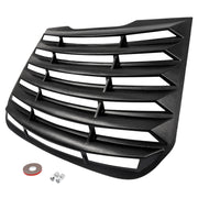 DURAFORCE Rear Window Louver Vent For Ford Fusion 2013-2020 2018 ABS Sun Shade Cover