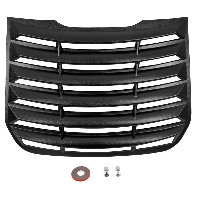 DURAFORCE Rear Window Louver Vent For Ford Fusion 2013-2020 2018 ABS Sun Shade Cover