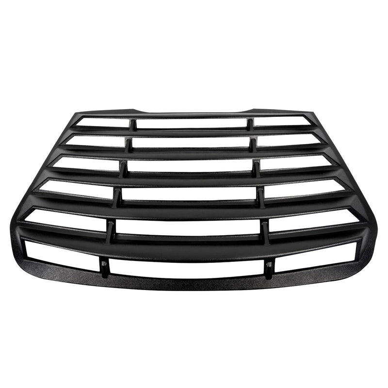 DURAFORCE Rear Window Louver Vent For Ford Fusion 2013-2020 2018 ABS Sun Shade Cover