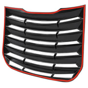 DURAFORCE Rear Window Louver Vent For Ford Fusion 2013-2020 2018 ABS Sun Shade Cover