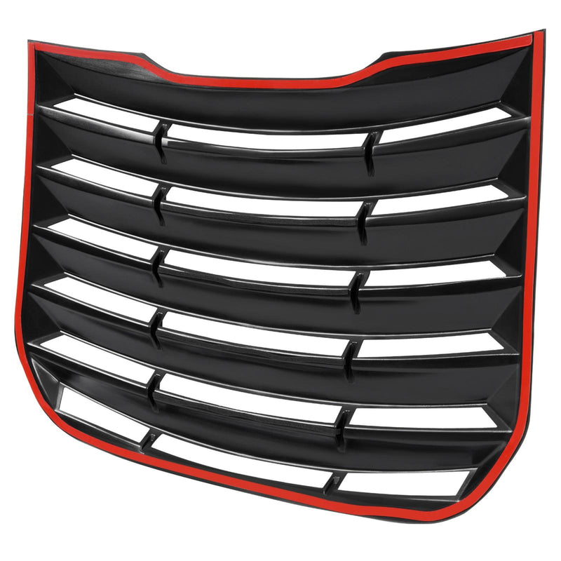 DURAFORCE Rear Window Louver Vent For Ford Fusion 2013-2020 2018 ABS Sun Shade Cover