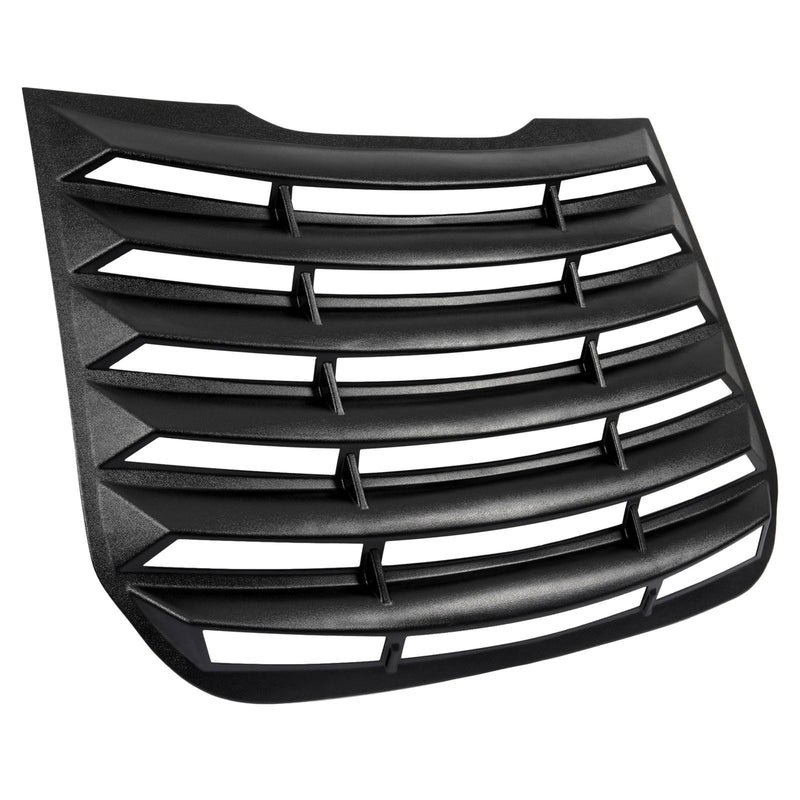 DURAFORCE Rear Window Louver Vent For Ford Fusion 2013-2020 2018 ABS Sun Shade Cover