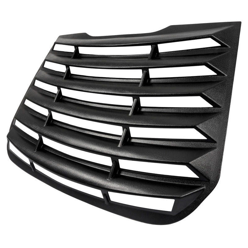 DURAFORCE Rear Window Louver Vent For Ford Fusion 2013-2020 2018 ABS Sun Shade Cover