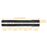 DURAFORCE For Ford Mustang GT 1999-2004 Side Rocker Splitters Extend Extension Lip Skirt