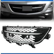 DURAFORCE Front Bumper Grille with Chrome Surround Center Molding For Mazda CX-9 2010-2012