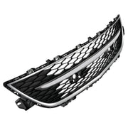 DURAFORCE Front Bumper Grille with Chrome Surround Center Molding For Mazda CX-9 2010-2012
