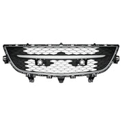 DURAFORCE Front Bumper Grille with Chrome Surround Center Molding For Mazda CX-9 2010-2012