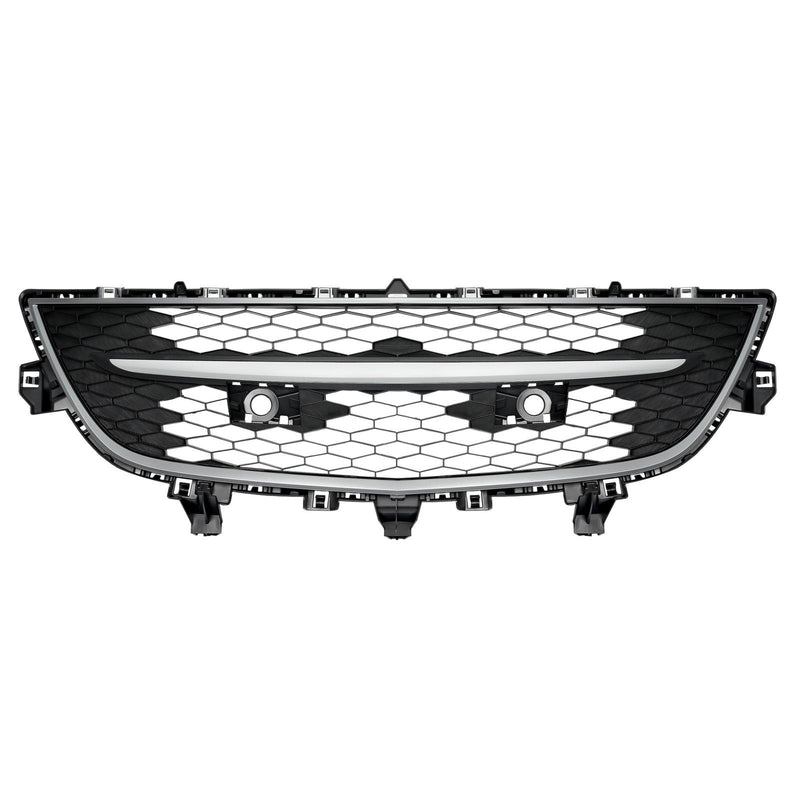 DURAFORCE Front Bumper Grille with Chrome Surround Center Molding For Mazda CX-9 2010-2012