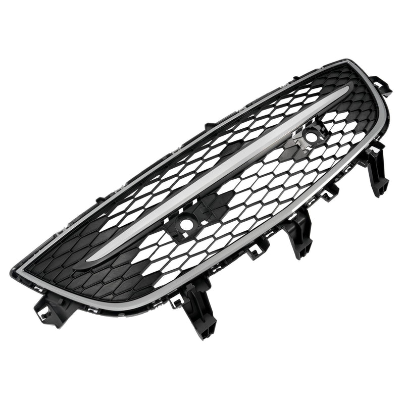 DURAFORCE Front Bumper Grille with Chrome Surround Center Molding For Mazda CX-9 2010-2012
