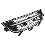 DURAFORCE Front Bumper Grille with Chrome Surround Center Molding For Mazda CX-9 2010-2012