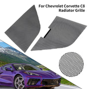 DURAFORCE For Corvette C8 20-24 2021 2022 Front Grill Covers Radiator Guards Steel 2PCS